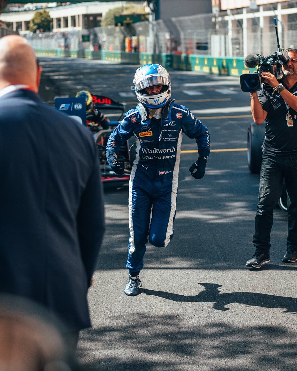 An incredible result for @ZakOSullivan in Monaco this morning, from P15 to first. 

Take a bow sir!

📸 Williams Racing

#f2 #monacogp