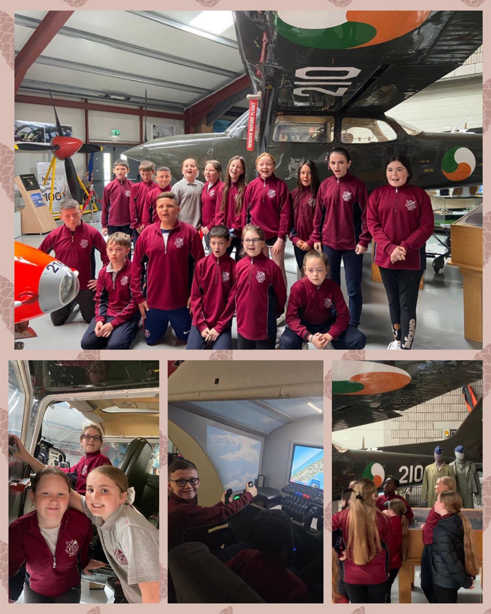 🛩️Our fab 5th classes had the opportunity to visit the @ShannonAvMuseum and it was truly unforgettable! They explored aviation history, learned about the mechanics of flight, and even got up close with some amazing aircraft. A huge thank you to @SesShannon for the trip!🛩️