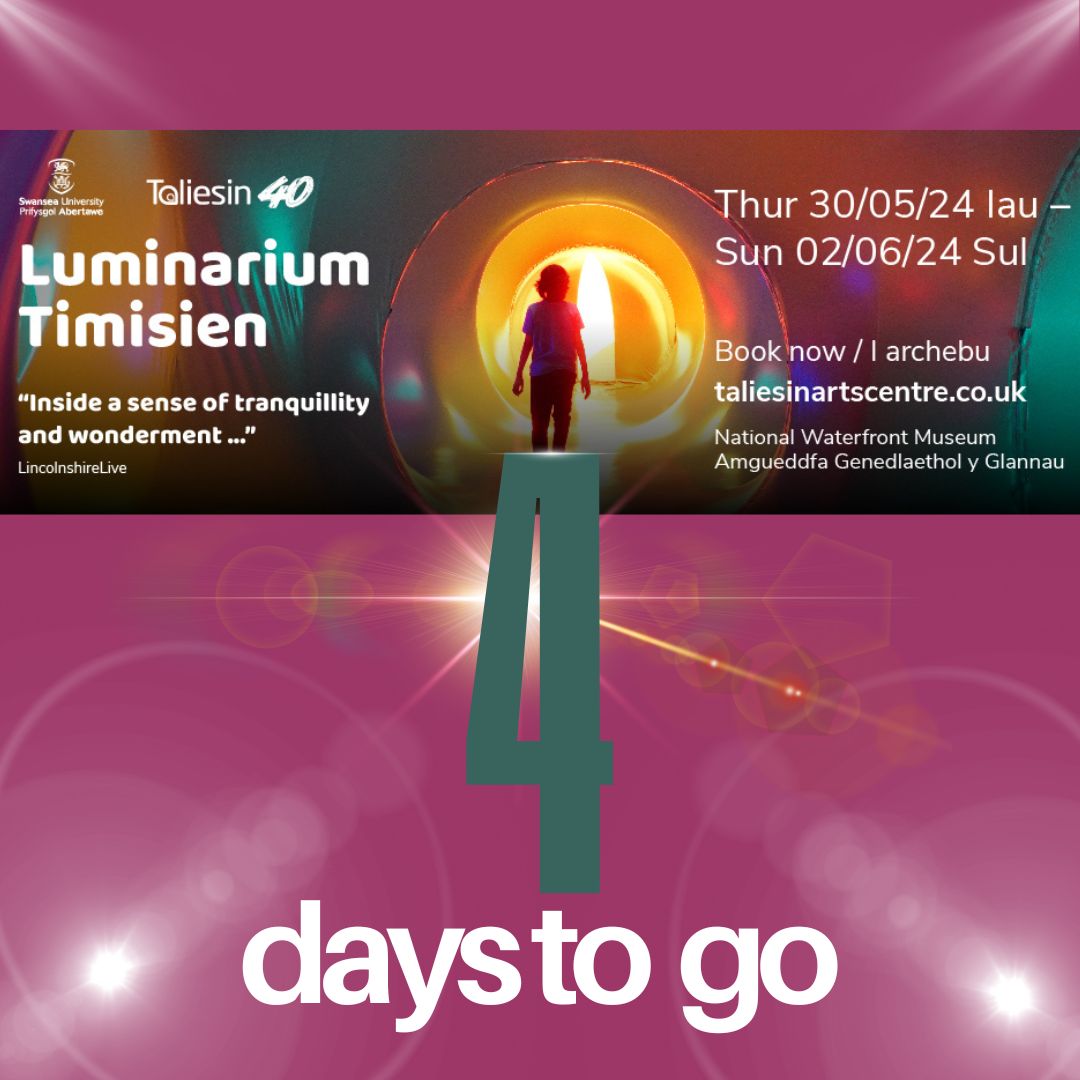 LUMINARIUM - TIMISIEN ✨ 4 Days to go... 4 dirwnod i fynd.... ✨ Tickets - taliesinartscentre.ticketsolve.com/ticketbooth/sh… Tocynnau - taliesinartscentre.ticketsolve.com/ticketbooth/sh…