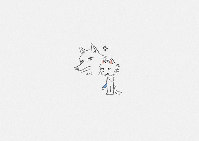 「しっぽ 狼」のTwitter画像/イラスト(新着)