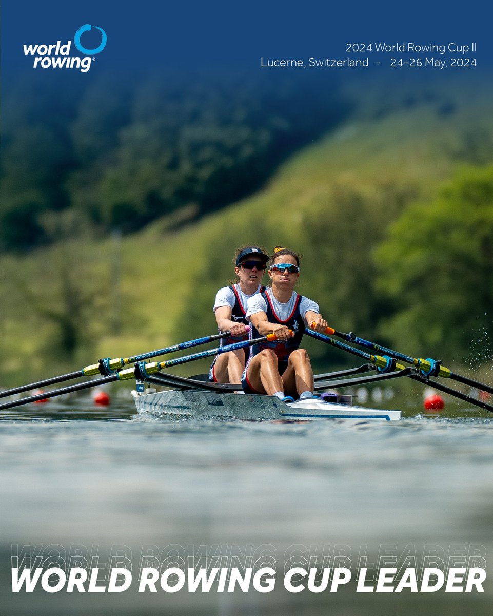 🚩 A-FINAL : Lightweight Women’s Double Sculls (LW2x) 🥇 Emily Craig, Imogen Grant, Great Britain 🥈 Shannon Cox, Jackie Kiddle, New Zealand 🥉 Michelle Sechser, Molly Reckford, United States of America 🏅World Rowing Cup Leader: Great Britain #WorldRowingCup #WRCLucerne