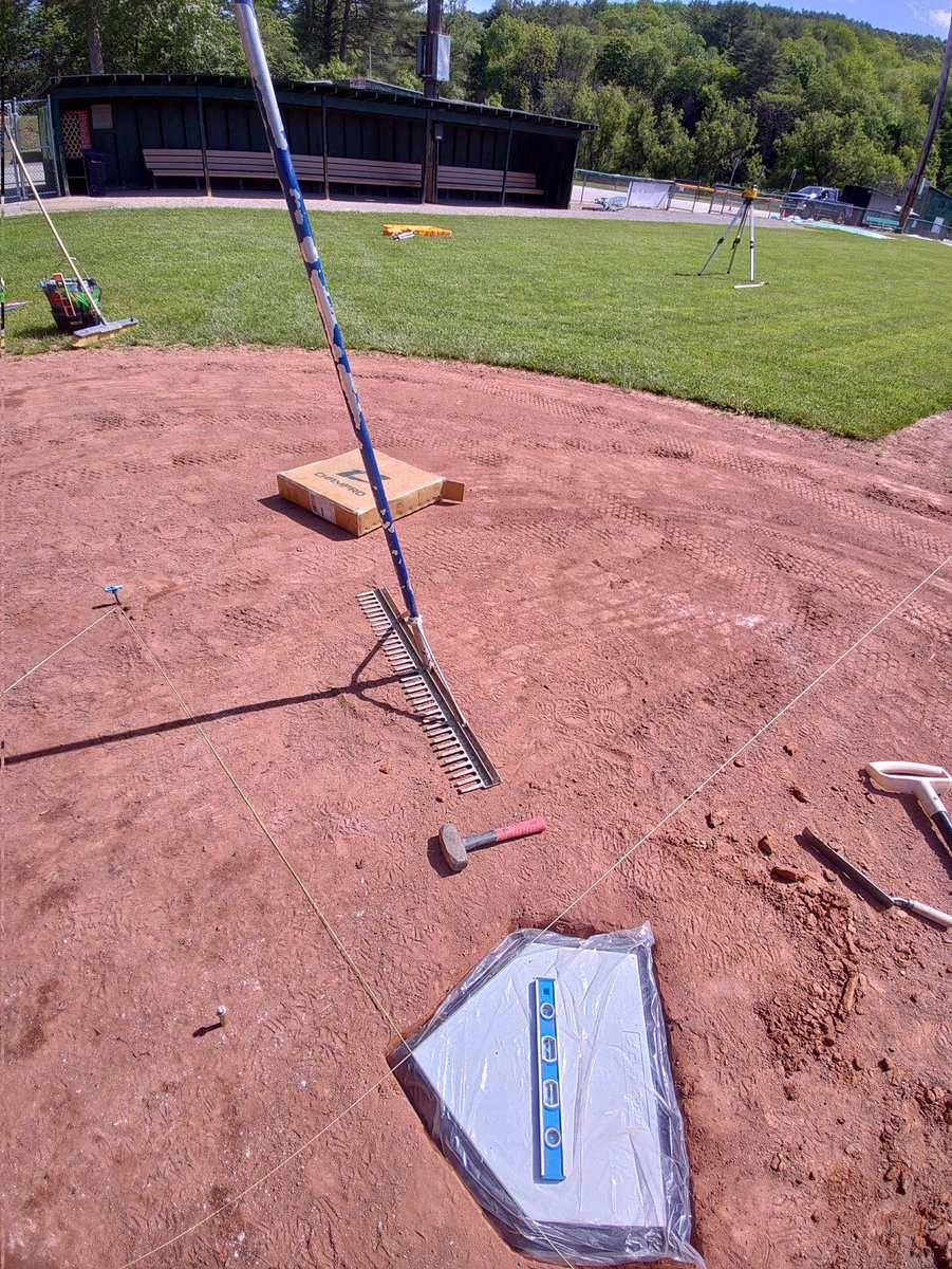 zippy19r's tweet photo. @MountaineersVT new home plate and a magic rake! Let's roll! https://t.co/sIiaGI1ynT