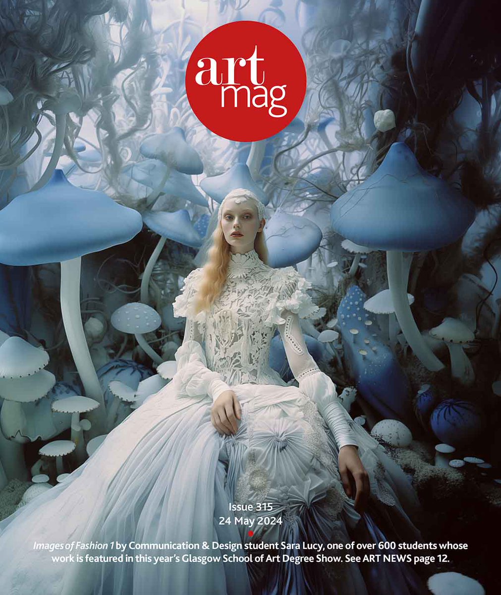 OUT NOW: the new digital edition of ARTMAG has the latest Scottish arts news. View and download it: artmag.co.uk/magazine/artma… Image Sara Lucy, @GSofA. #onlinemagazine #digitalmagazine #magazines #magazine #artmagazine #artmagazines #artmaguk #artmags