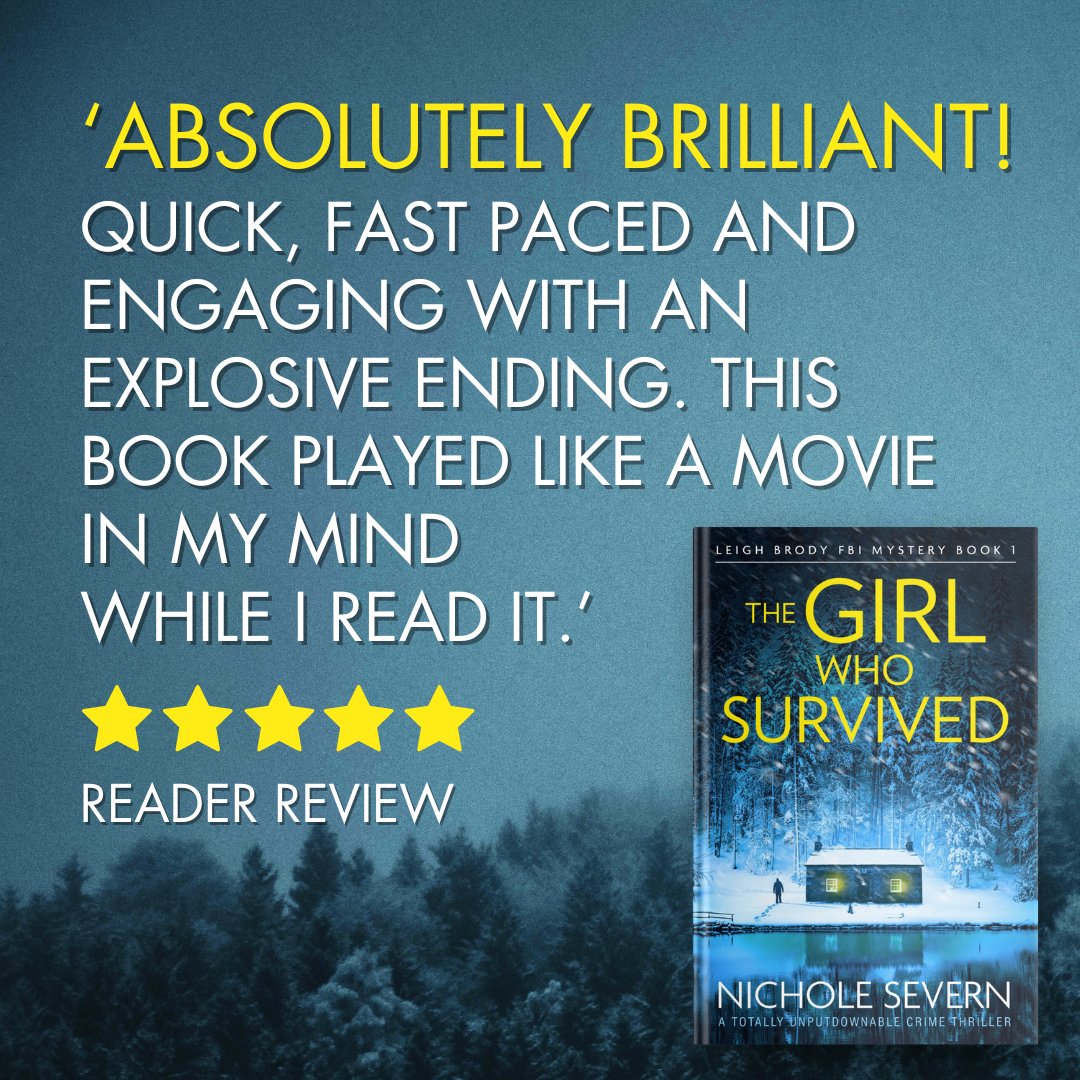 Leigh Brody returns to her hometown when a body is found marked with her name. Will it give her the chance to solve a mystery that has shadowed her life for years? 😱 Start reading The Girl Who Survived by Nichole Severn: geni.us/515-rd-two-am #crimethriller #readerreview