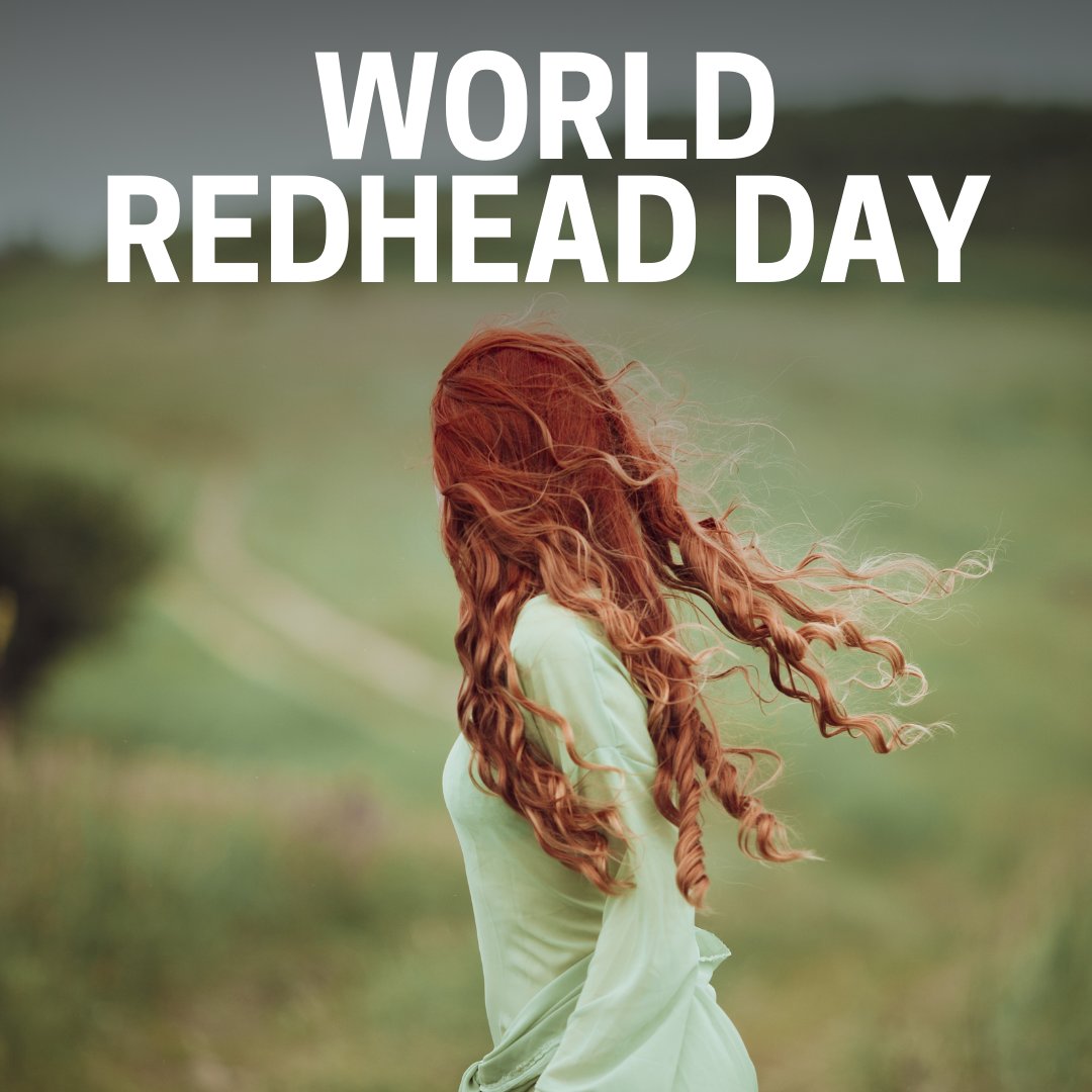 A day for all the Redheads out there! 🧑‍🦰👩‍🦰👨‍🦰❤️