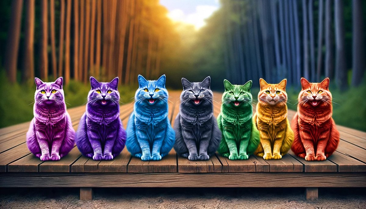 What is a cat's favorite color?