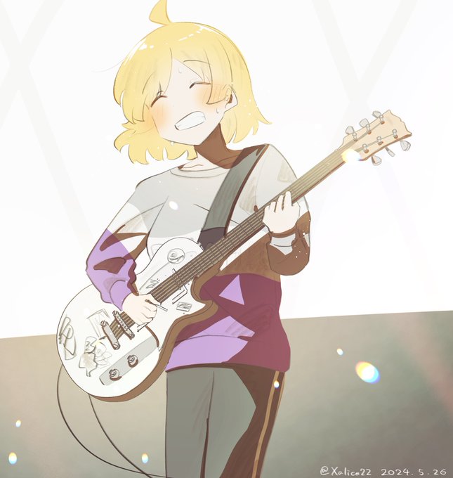 「guitar smile」 illustration images(Latest)