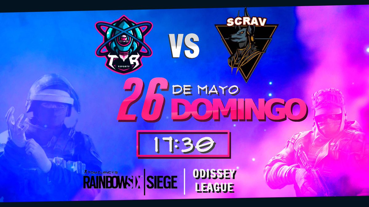 MATCHDAY | #RainbowSixSiege
🏆 #OdisseyLeague 

17:30 🆚 <a href="/SCRAV_TEAM/">SCRAV TEAM</a> 

📺 <a href="/Br4vo3/">Br4vo</a> 
twitch.tv/br4vo_tr

#DeOtroPlaneta👽