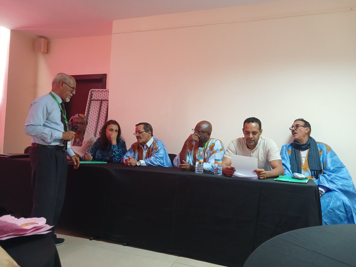 Clôture de la session de formation des #formateurscentraux  des bureaux de vote de #électionprésidentielle 
<a href="/USAID/">USAID</a> 
<a href="/IFES1987/">IFES</a> 
<a href="/ElectionsBenin/">Elections au Bénin</a> 
@AfricaDcaf 
<a href="/ONUMauritanie/">ONU Mauritanie</a>