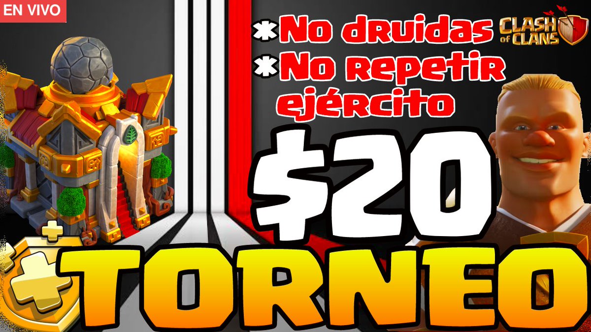 ⚠️ Es hoy  5:00 pm Mex 🇲🇽

Activa el recordatorio:
youtube.com/live/UXqC1Yh1y…

Únete al clan y reserva tu lugar (cupos limitados)
link.clashofclans.com/es?action=Open…

#ClashOfClans #Torneo
