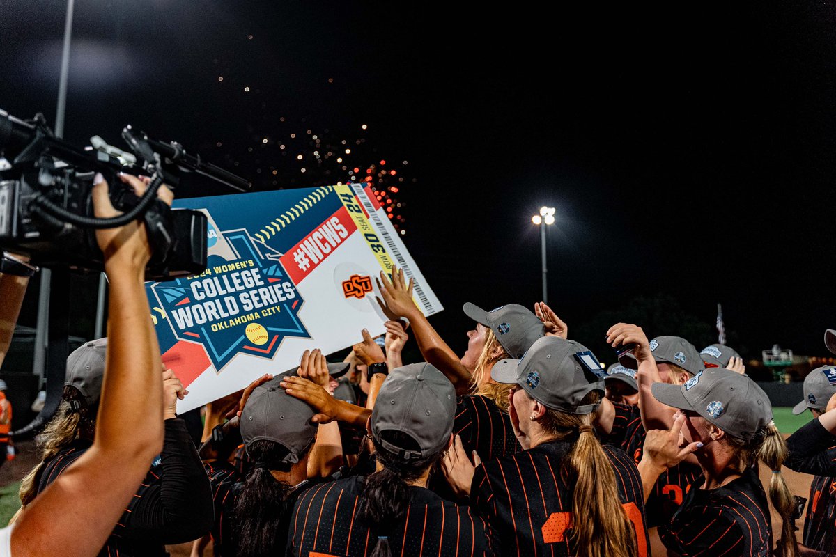What a night for the Pokes @OSUBaseball are @Big12Conference Tournament Champs @cowgirlsb are headed to their 5th straight WCWS 🤠 #GoPokes