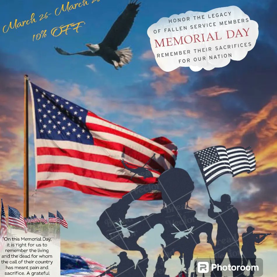 artworkopolis's tweet image. For Memorial Day we have 10% OFF on our whole store come shop at our shop today deal lasts  from March 26 until March 28

jackiesartworkopolis.etsy.com