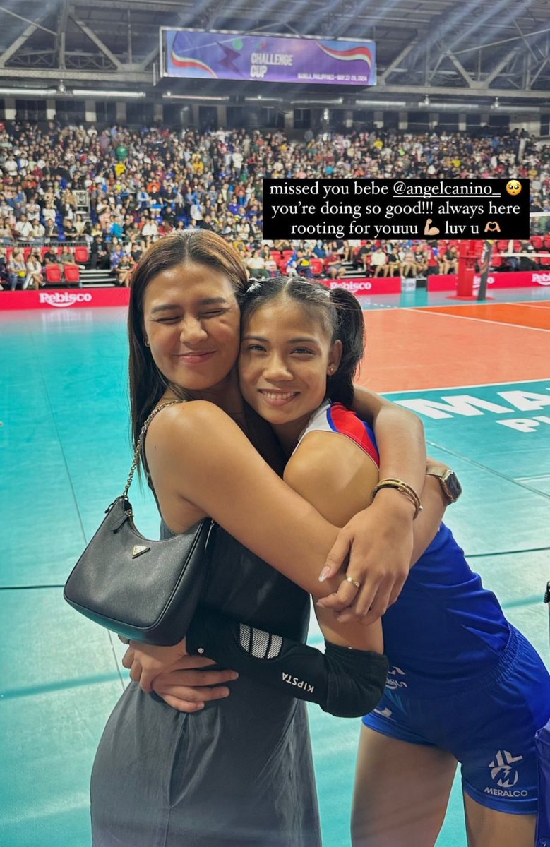 ATE CEDDIE WITH BEBE ANGEL 🥹

Akari Chargers’ Ced Domingo posts a wholesome photo of her and Alas Pilipinas’ Angel Canino on Instagram.

#AlasPilipinas #AVCChallengeCup | #PVL2024 #TheHeartofVolleyball

📸 IG story | @clndmngo