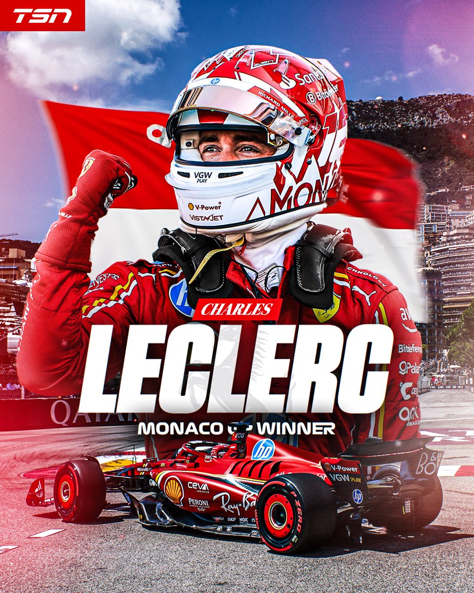 LECLERC WINS THE MONACO GRAND PRIX! After multiple heartbreaks through the years in his home race, the Monegasque finally puts it all together for his first victory in Monte Carlo. #F1 #MonacoGP