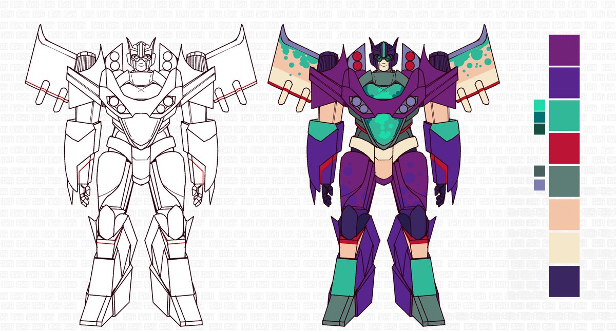 HystericalRT's tweet photo. New reference for my OC Retrograde!
#Transformers #Maccadam #tfoc https://t.co/wbK6F4BFra