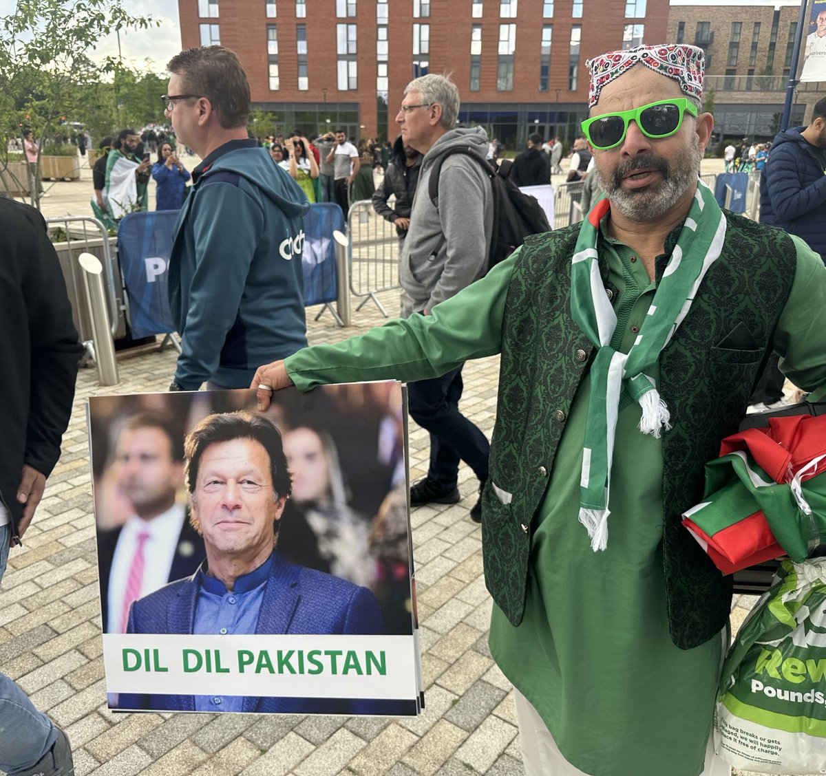 1992 Cricket World Cup hero, Imran Khan.