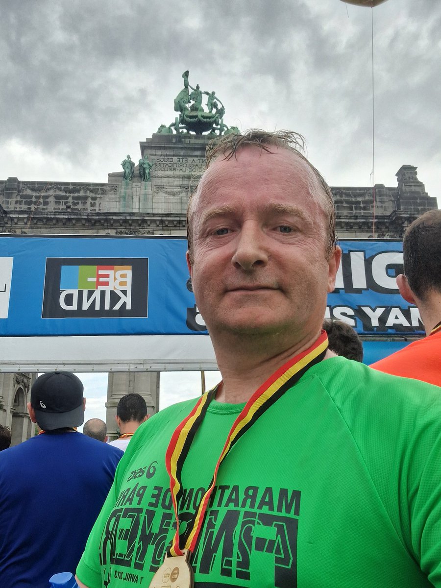 Well done to the organisers of #RunBrussels #20kmBxl 👏👏. 40k 🏃‍♂️ 🏃‍♀️ . Class day out. 

Delighted with my time of 1h50

#BeActive

Remember this June 
#UseYourVote