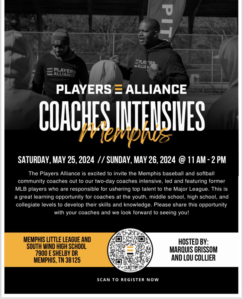 MemphisLLB's tweet image. Day Two of PA Coaches Intensive starts at 11 am.  

You can show up today if you did not attend yesterday.  

We moving from the field to the classroom.  

Join us at Southwind High School.