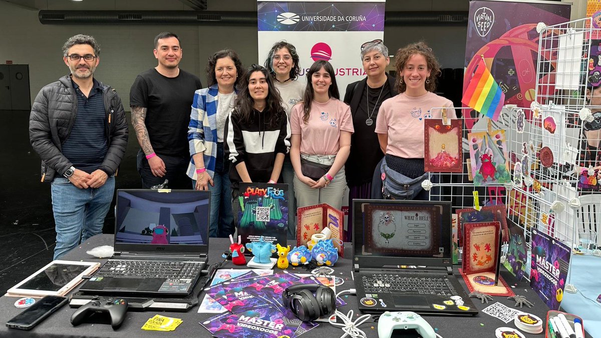 Campus Industrial (@ciferrol) on Twitter photo #CIFaoDía O alumnado do máster en Deseño, Desenvolvemento e Comercialización de Videoxogos presentou as demos dos seus xogos, "What the Hell" e "Platyfrog", na última edición da ExpOtaku en ExpoCoruña <a href="/UDC_gal/">Universidade da Coruña</a> <a href="/epef_udc/">Escola Politécnica de Enxeñaría de Ferrol</a> <a href="/_ExpOtaku/">Gira ExpOtaku 2025</a> <a href="/expocoruna/">EXPOCoruña</a> @whathehell_game <a href="/platyfrog/">Platyfrog | Piña Colada</a> #CIFaoDía O alumnado do máster en Deseño, Desenvolvemento e Comercialización de Videoxogos presentou as demos dos seus xogos, "What the Hell" e "Platyfrog", na última edición da ExpOtaku en ExpoCoruña <a href="/UDC_gal/">Universidade da Coruña</a> <a href="/epef_udc/">Escola Politécnica de Enxeñaría de Ferrol</a> <a href="/_ExpOtaku/">Gira ExpOtaku 2025</a> <a href="/expocoruna/">EXPOCoruña</a> @whathehell_game <a href="/platyfrog/">Platyfrog | Piña Colada</a>