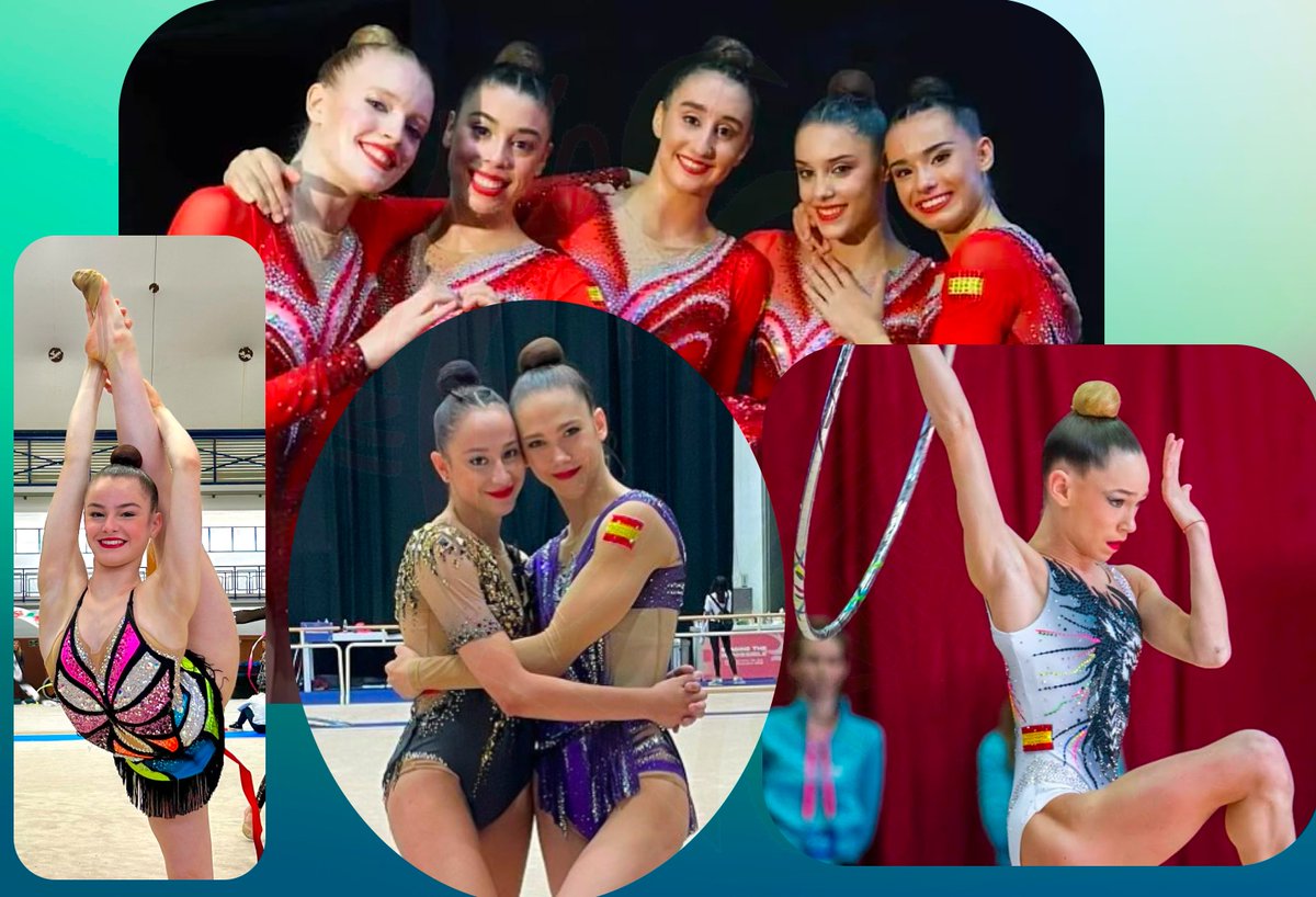 icorvilud's tweet photo. OPEN THREAD:
#RHYTHMICGYMNASTICS EUROPEAN CHAMPIONSHIPS
.
✍️Seven 🇪🇸 senior gymnasts making History
4⃣days
7⃣ gymnasts
7⃣finals
1⃣5⃣exercise performances
3⃣ medals
.
✍️Junior team 15th place
🇪🇸Blanca Rodríguez
���️9ª (R1)
🇪🇸Violeta Bacigalupo
🟣13ª
🥢 22ª
🎀25ª
#budapest2024 https://t.co/xn1RWWEK4T
