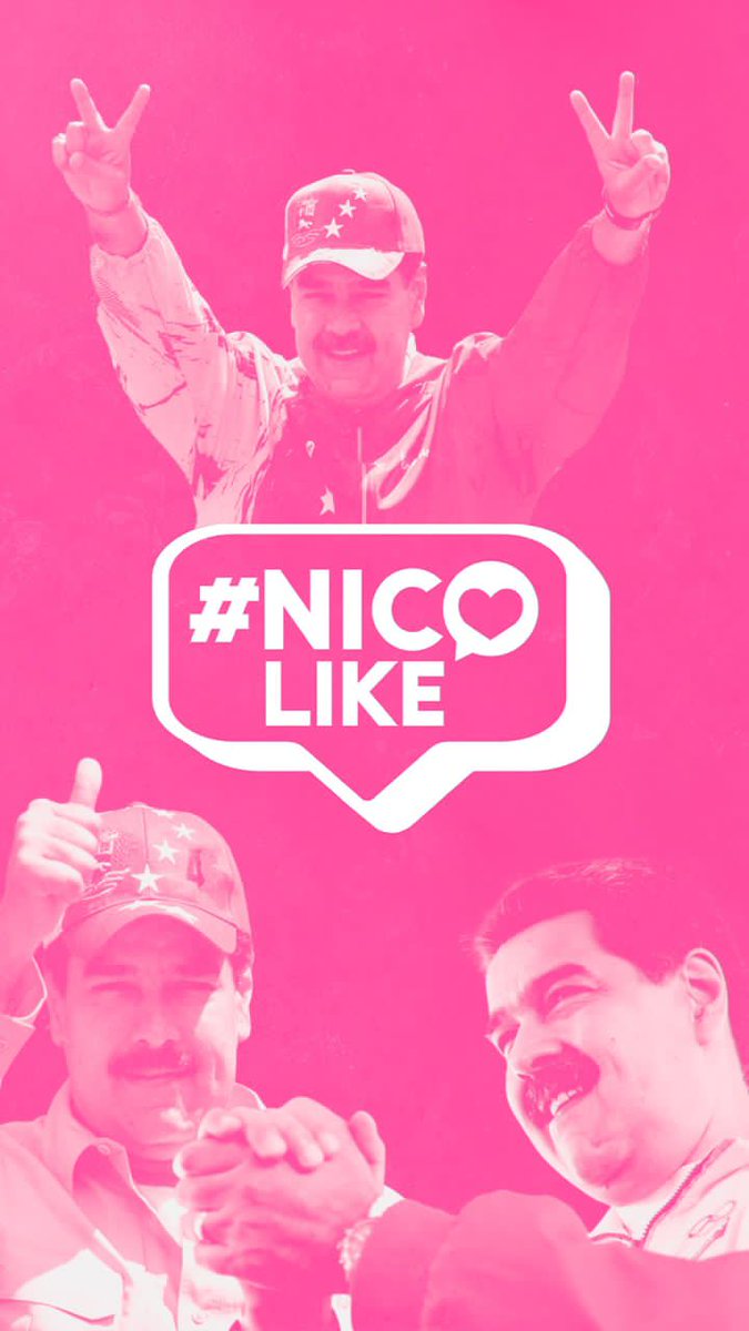 ¡Vamos a romper la censura de las RRSS! 🗣️📢 ✅ Actívate y sigue todas las cuentas del Presidente @NicolasMaduro ✅ Usa la etiqueta #NicoLike ✅ Interactúa ❤️, comenta ✍🏽 y comparte 📲 ¡Vamos Nico!!