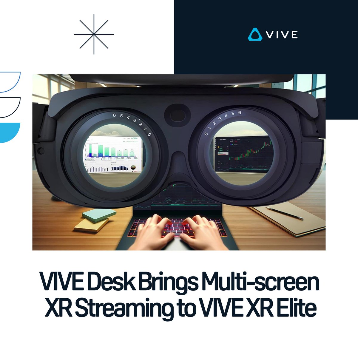 Optimize your workspace, balance big monitors, and work on-the-move! 😎 It’s time to reimagine your workspace, with VIVE Desk: htcvive.co/VDMSXREX #VIVEDesk #Productivity #Multiscreen #Streaming #Work