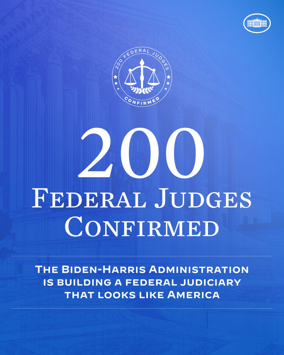 200 judges hailing from different backgrounds, committed to upholding the rule of law, and representative of all of America.