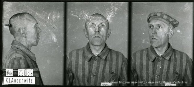 26 May 1894 | A Czech, Anton Krivanek, was born in Vranovice. A bricklayer. In #Auschwitz from 24 October 1941. No. 22085 He perished in the camp on 27 January 1942.