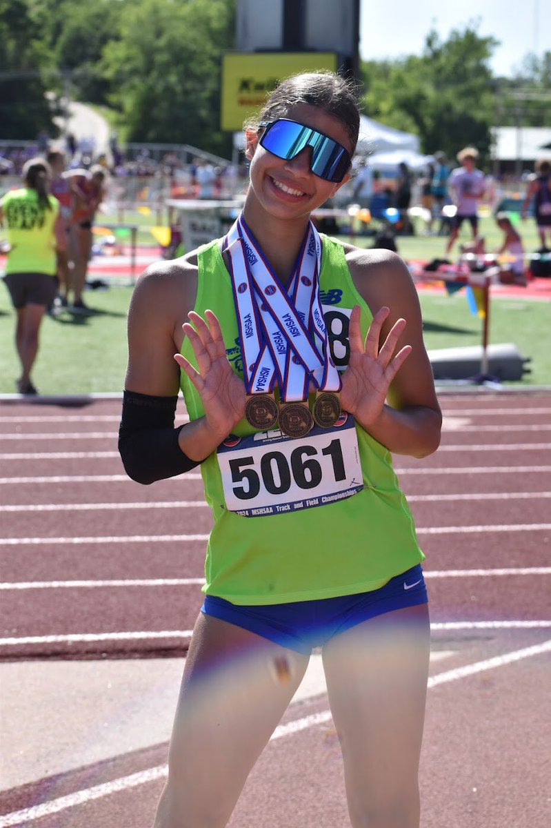 SouthDistance's tweet photo. What a State weekend for these girls! 6th place as a team, 10 All-State medals, 3 school records, & a State meet record. So proud of them! ๐๐ https://t.co/AhUEcl5vkr