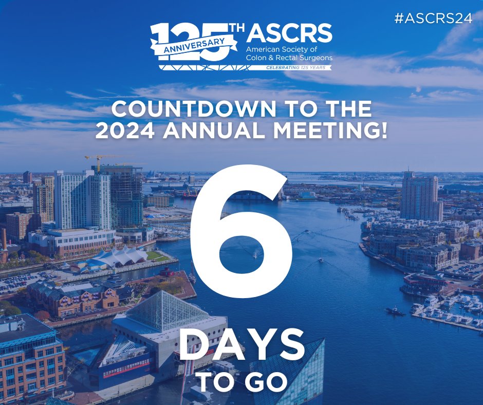 The countdown is on! Only 6 more days until #ASCRS24! Are you ready?! Make sure to download our Event App to make the most out of your experience. Available for free on Apple and Android devices. Download it now: eventscribe.com/app/landingPag…