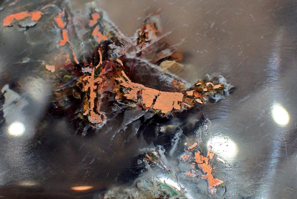 Copper  Agate
Maluku Indonesia
瑪瑙中の自然銅