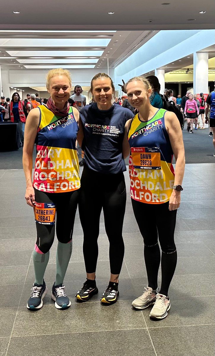 Well done to @SwebyCath @DawnFreilinger and @rhisears1985 who ran the @ManchesterHalf and the 10k for our @NCareCharity. You smashed it🏃‍♀️🏃‍♀️👏👏
