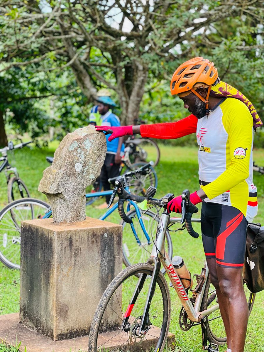 Buddo Hill exploration Sunday Ride... Sir Edward Muteesa 11's Monument is a key site in KAMPALA.. We visited the Coronation site for the king of Buganda and Enyumba ya Buganda at Naggalabi-Buddo.. The Bicycle has taken us to places... unbelievable but it's true.