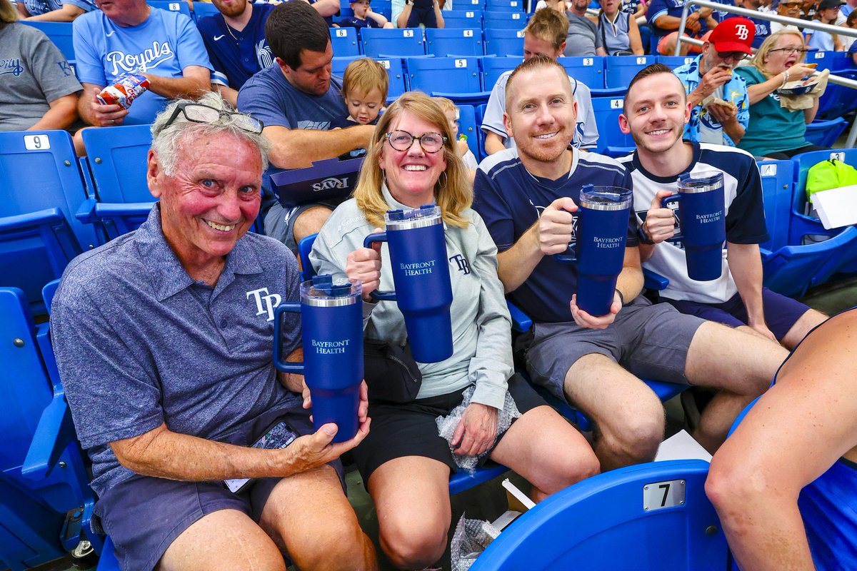 Proud to partner with @OHBayfront to celebrate these healthcare heroes at yesterday's game. 💙