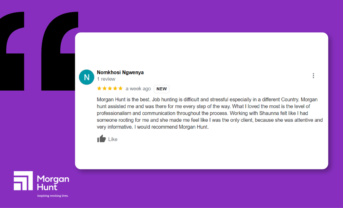 As another Sunday goes by it’s time to share a ⭐⭐⭐⭐⭐ review! “Working with Shaunna felt like I had someone rooting for me” A big well done to Shaunna, for all your great work and dedication. Well done team, keep these reviews coming.👏