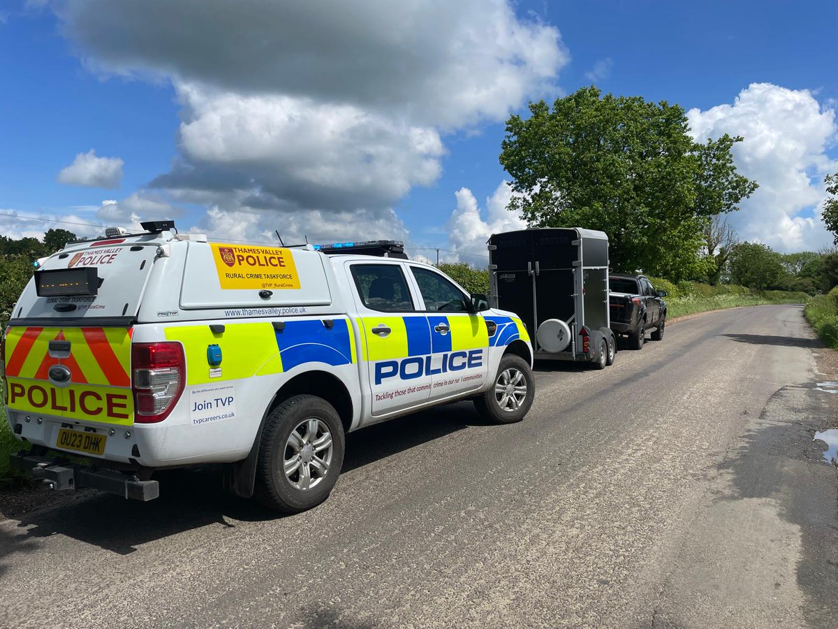 PC Uren & SC McManus seized a van for no insurance. Occupants & van were searched under Section 1 PACE for stolen items. No items located but driver was reported for no insurance offence. PC Shayler & SC Wilby stopped this horse trailer & excavator. Both were all in order.