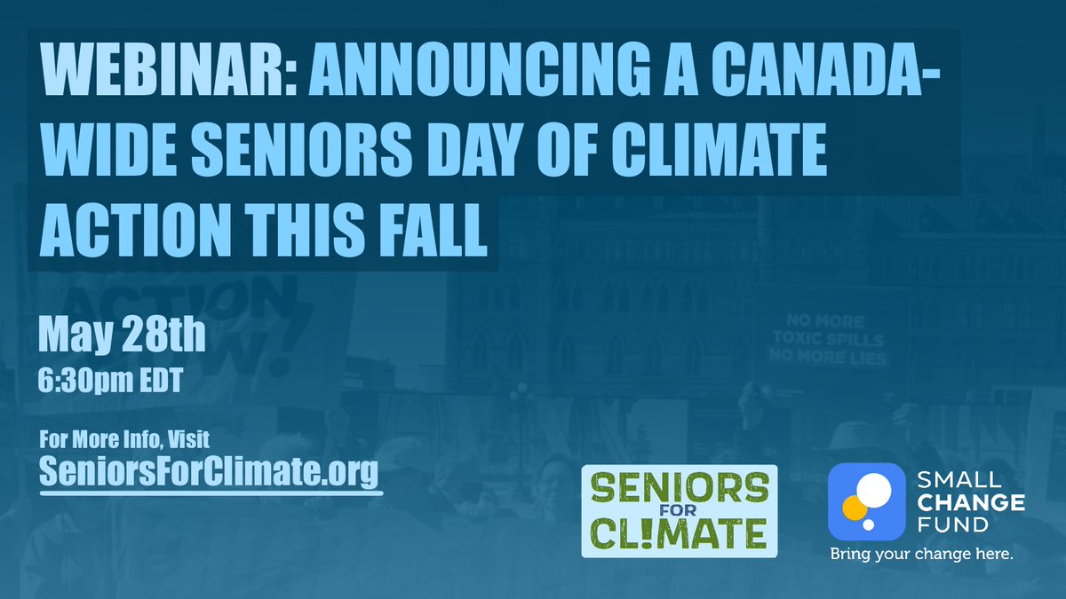 RMontpellier - RiseForClimate (@rise4climate) on Twitter photo We're in a climate emergency. No time to waste and later is too late! On May 28th, join Seniors for Climate as we announce a major Seniors Day of Action this fall. Register now!us02web.zoom.us/meeting/regist…… #LaterIsTooLate <a href="/FFF_Ottawa/">Fridays For Future Ottawa</a> <a href="/OttawaSCAN/">Ottawa Seniors for Climate Action Now</a> <a href="/PaulHBeckwith/">Paul Beckwith</a> <a href="/lulex/">Louisette Lanteigne 🌎✌️⚖️♥️</a> We're in a climate emergency. No time to waste and later is too late! On May 28th, join Seniors for Climate as we announce a major Seniors Day of Action this fall. Register now!us02web.zoom.us/meeting/regist…… #LaterIsTooLate <a href="/FFF_Ottawa/">Fridays For Future Ottawa</a> <a href="/OttawaSCAN/">Ottawa Seniors for Climate Action Now</a> <a href="/PaulHBeckwith/">Paul Beckwith</a> <a href="/lulex/">Louisette Lanteigne 🌎✌️⚖️♥️</a>