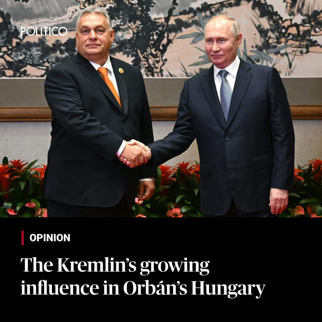 OPINION: The scale of Russian influence in Hungary now — and Prime Minister Viktor Orbán’s readiness to allow it and profit from it — requires immediate action. 🔗 trib.al/g3rIoXT