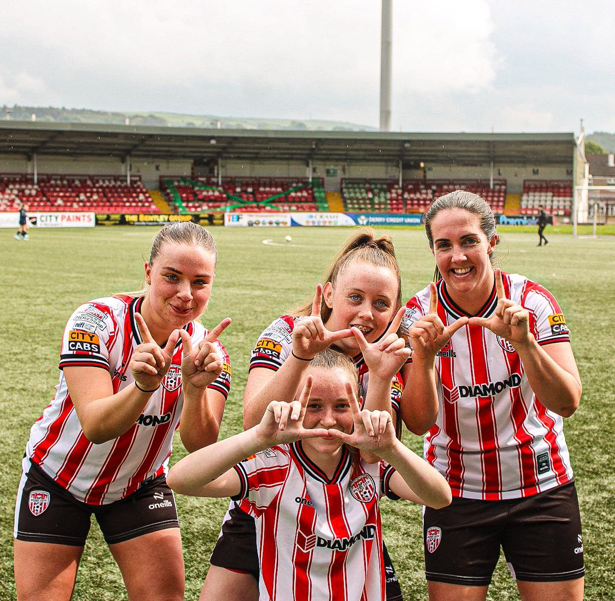 Winning vibes. 😎 @derrycityfcw #SportsDirectPrem