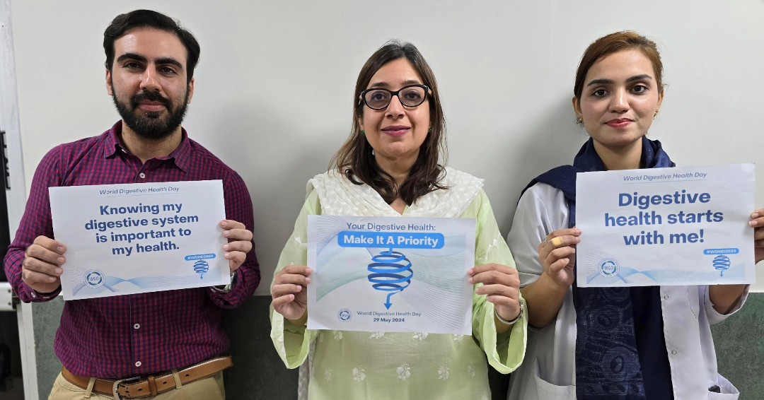 Prof. Lubna Kamani and colleagues from Pakistan know how to make their digestive health a priority! The #WDHD2024 campaign is about putting you and your gut health first! For more information, visit wdhd.worldgastroenterology.org #YourDigestiveHealth