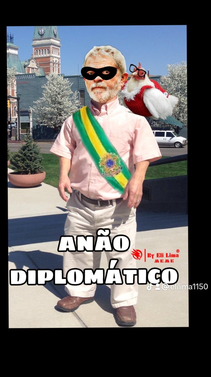 @RC310848 Lula é um ANÃO diplomático !