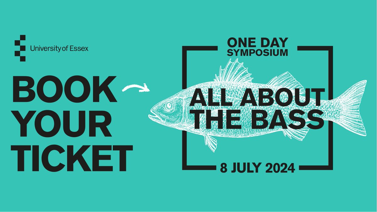 All About The Bass, @Uni_of_Essex 8 July. Join scientists, anglers & policymakers to discuss the latest seabass science + how we can all improve bass conservation. Book your FREE online or in person ticket: tinyurl.com/allbasstickets #AllAboutTheBass #SeabassScience #MarineScience
