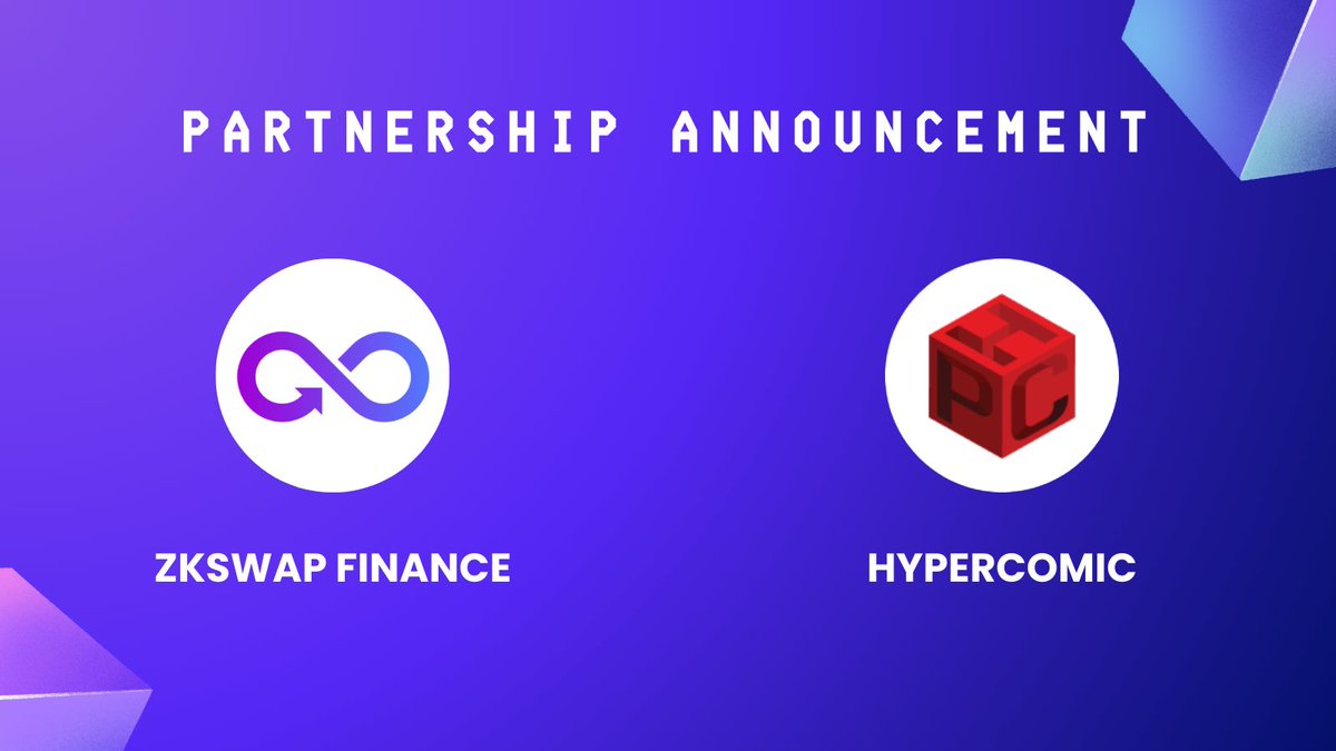🤝 PARTNERSHIP ANNOUNCEMENT ✨@zkSwap_finance X @HYCO_Official ✨ 📚 Diving into the booming $82bn webtoon market, HYPERCOMIC is supported by a leading Korean companies. On #zkSync Era, HYPERCOMIC is famous with #ZK24 NFTs, and currently building '@PrompTale', the first