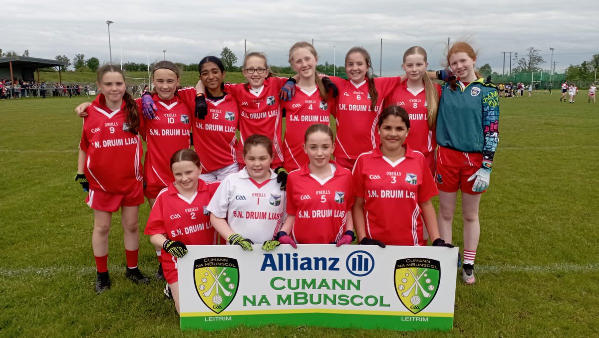 Day 1 of the 2024 Allianz Cumann na mBunscol Liatroma Finals took place yesterday. At the excellent Leitrim Gaels GAA Facilities, St. Hugh's NS, Dowra, took home the Girls' Division 3 Shield with a fine victory over Drumlease NS. #AllianzCnmB