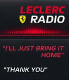 📻 Charles Leclerc : "Je vais juste la ramener à la maison maintenant."

Son ingé : "Merci" 😭

#F1 #MonacoGP