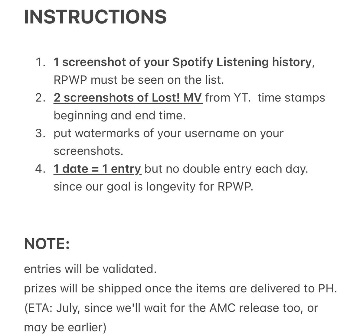 chimmyycart's tweet photo. GA PH 🇵🇭 Only

Namjoon's RPWP right place, wrong person giveaway 

-2 winners of random RPWP standard album (sealed)
-mbf, rt 
-draw via spin the wheel
-ends on Sunday, June 2.
-read instructions ⬇️ https://t.co/FlHRAgqcCO