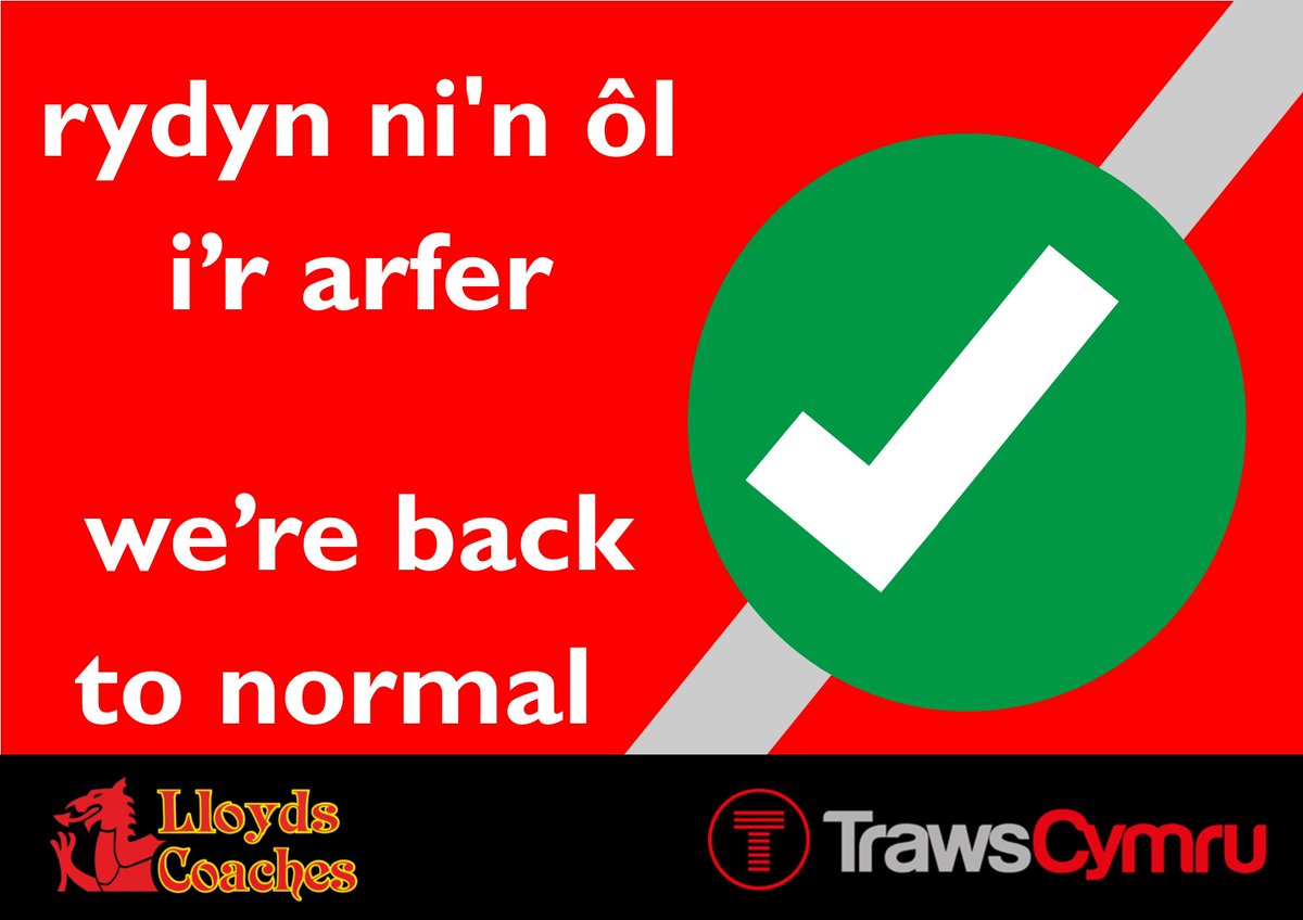 T2/T28 SERVICE UPDATE The road has now reopened between Bow Street and Aberystwyth Buses will return to normal route Thank you for your patience