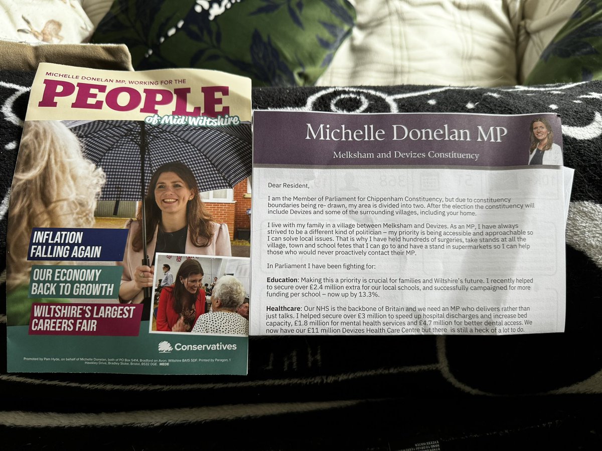 Really nice of @michelledonelan  to supply some toilet paper during this cost of living crisis. Seriously!  How about  thought for the environment too!  Stop putting this shite through my door!