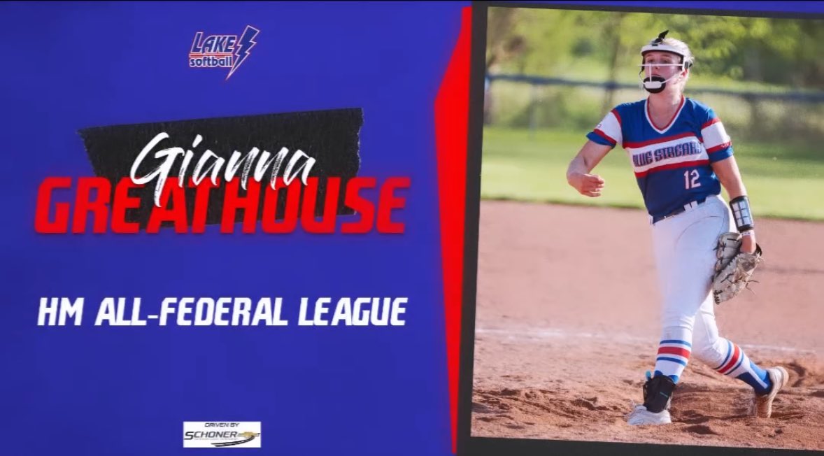 Another deserving group of girls representing Lake on the Second Team and Honorable Mention all Federal League recipients. Way to go girls!