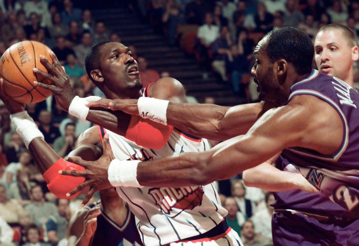 OTD in Utah Jazz History (5/27/1997) The Jazz beat the Rockets in Game 5 of the Western Conference Finals to go up 3-2 Karl Malone 29 PTS- 14 REB- 4 AST John Stockton 17 PTS- 6 AST Bryon Russell 13 PTS- 4 REB Hakeem was a force but we all know what happened in game 6 😈